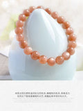 Sun Orange Moonlight Crystal Bracelet