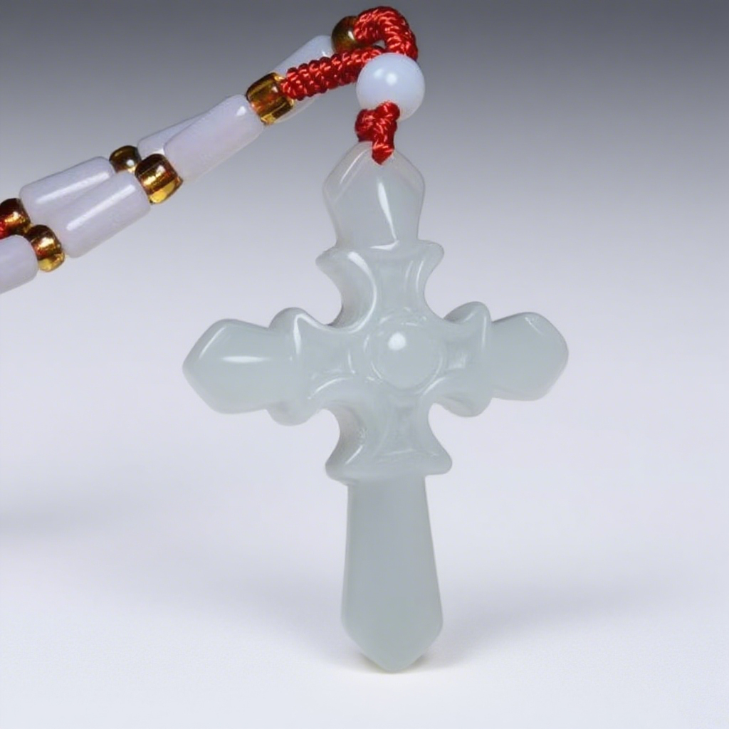 Sacred Jade Crucifix