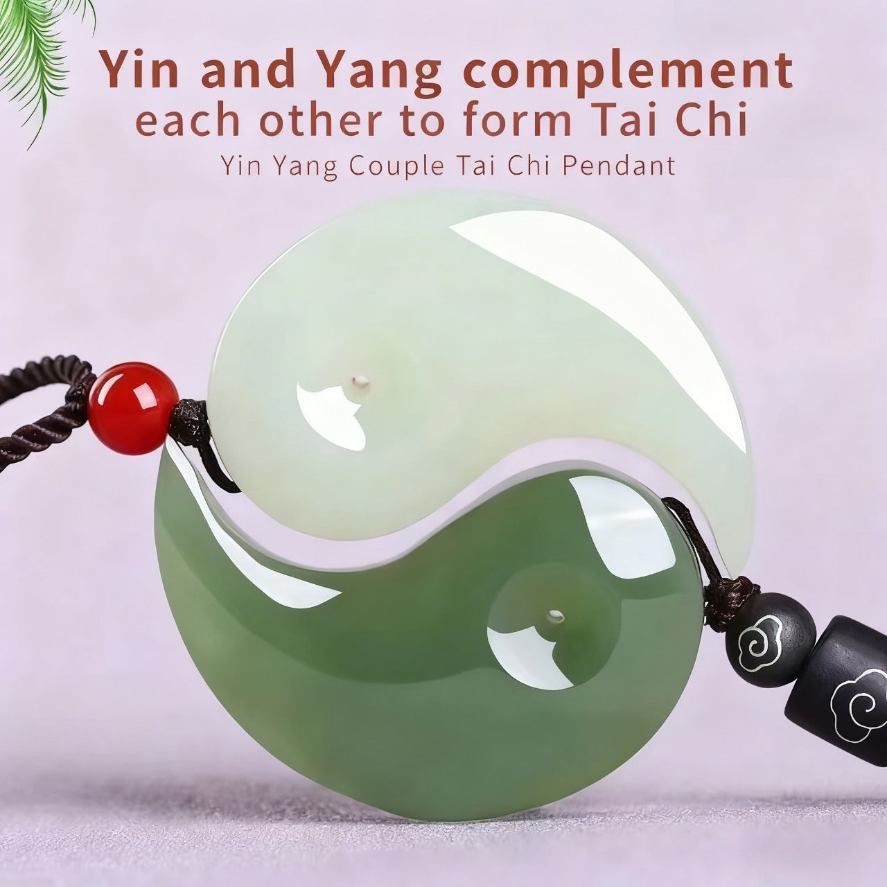 Yin-Yang Tai Chi Couple Pendant