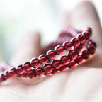 Natural Crystal Garnet Bracelet