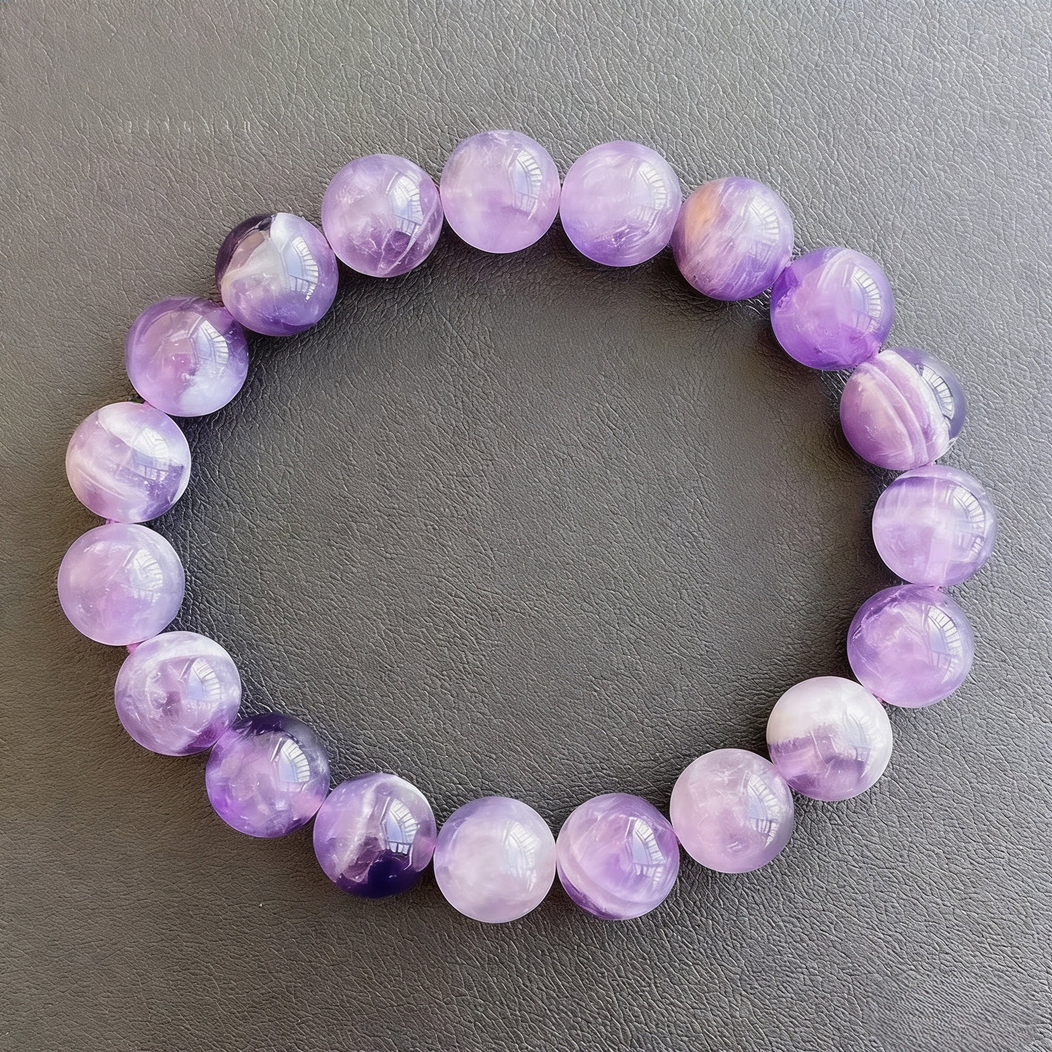 Dreamy Amethyst Bracelet - Simple &amp; Sophisticated Amethyst Stone Bracelet for Everyday Wear - Versatile &amp; Comfortable Jewelry Accessory for Casual &amp; Formal Looks