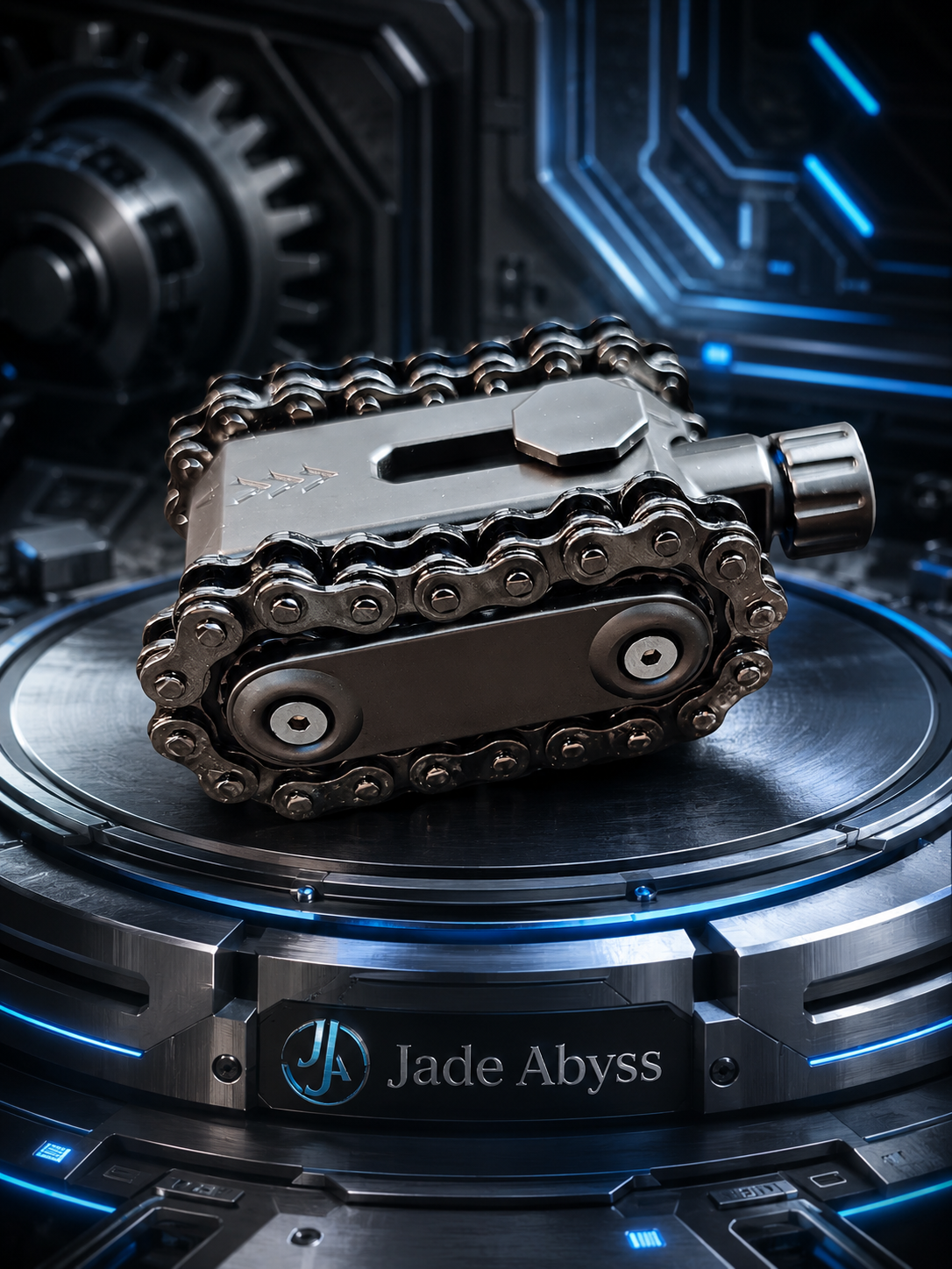 Zinc Alloy Finger Tank Fidget Spinner Toy