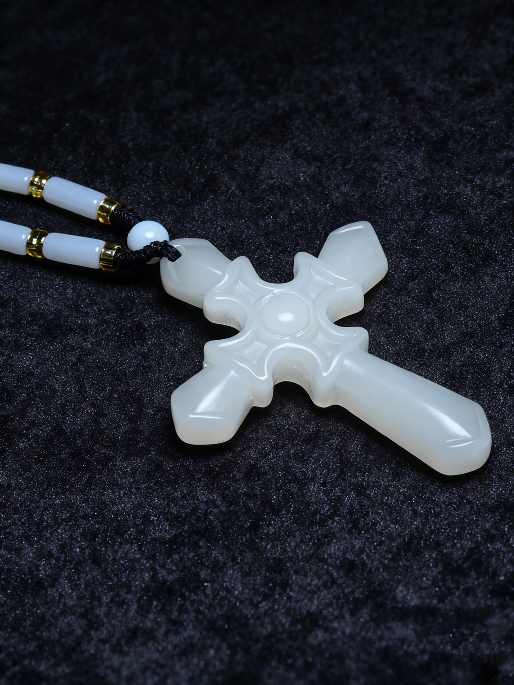 Sacred Jade Crucifix