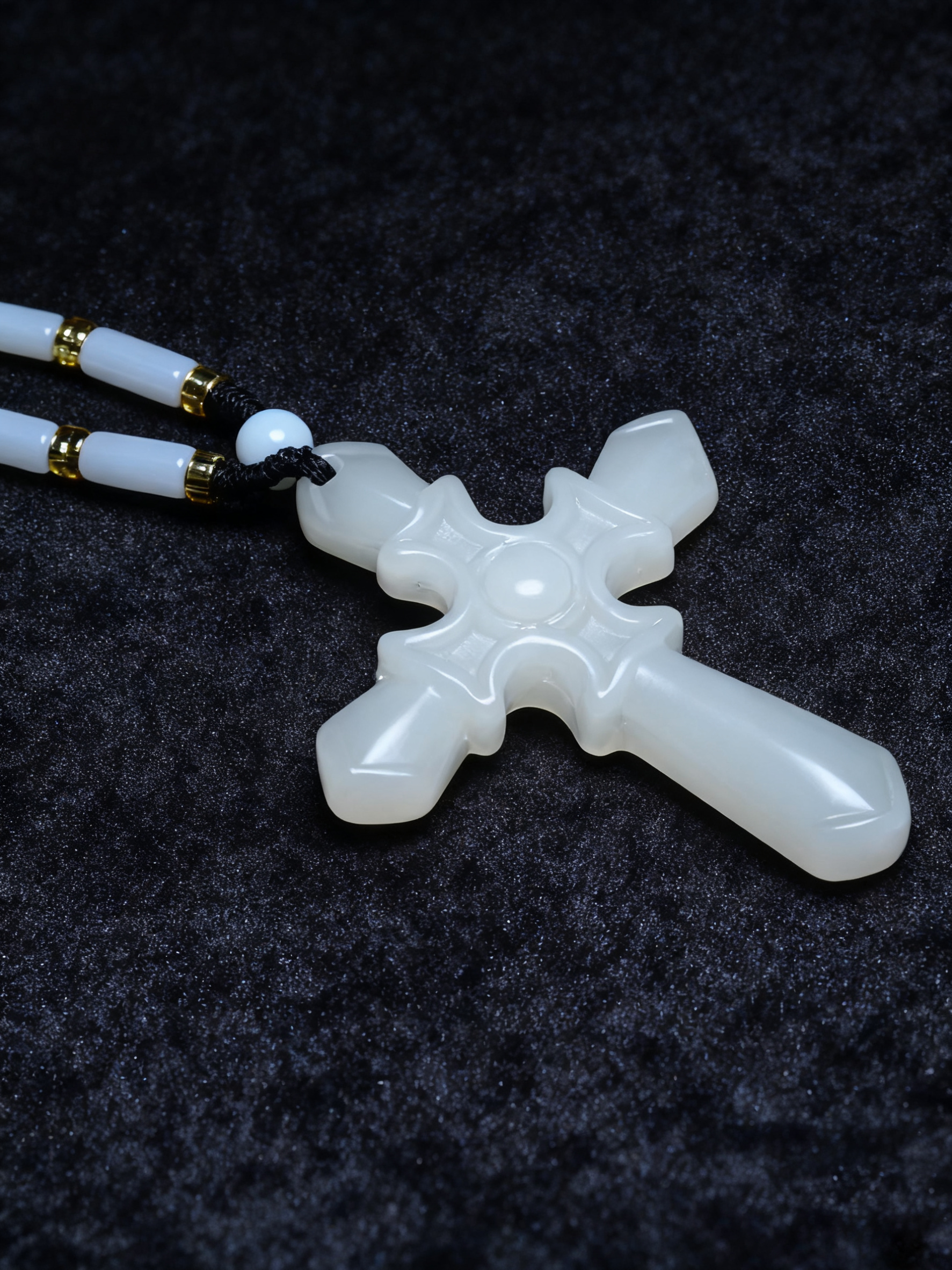 Sacred Jade Crucifix
