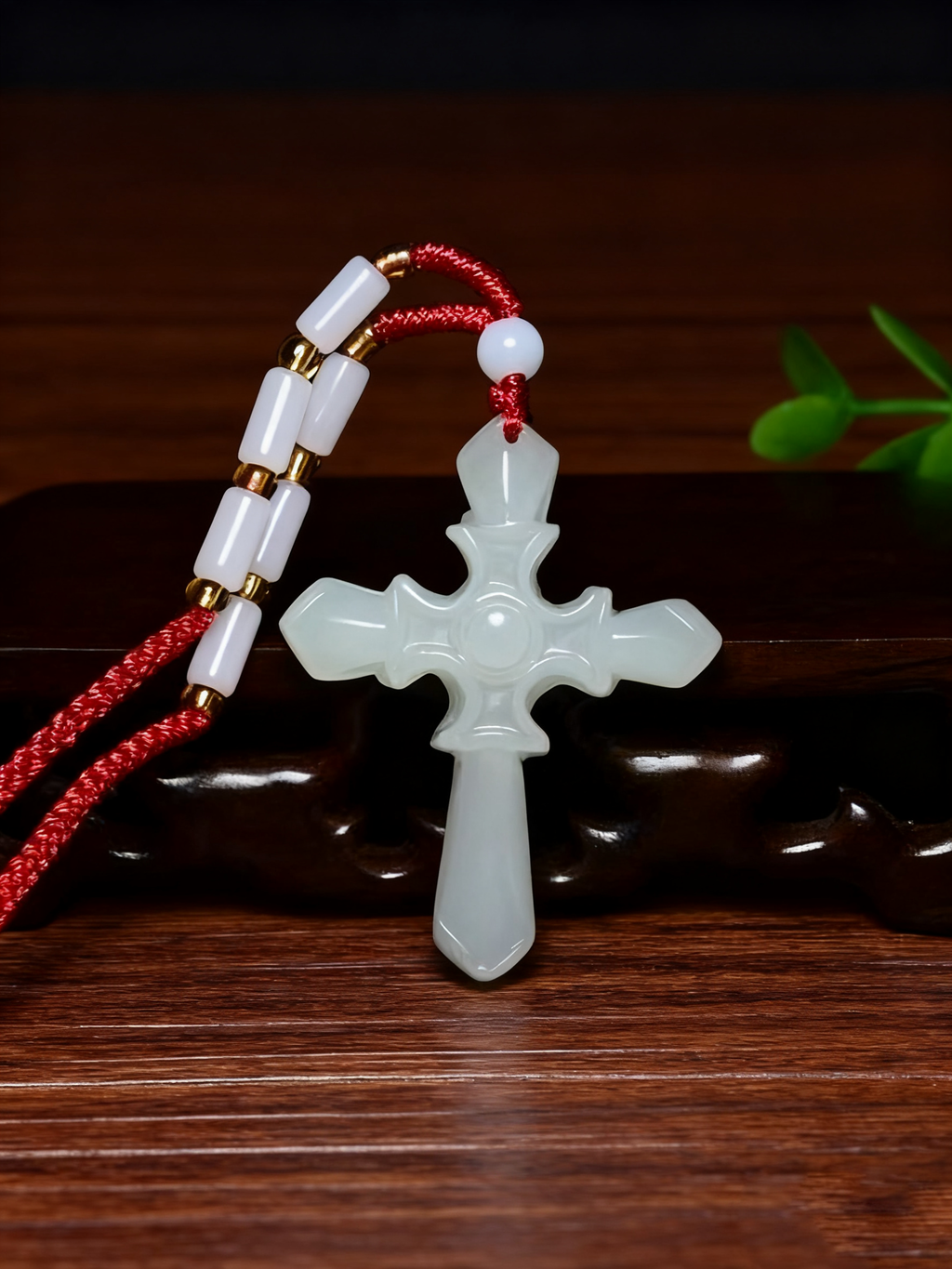 Sacred Jade Crucifix