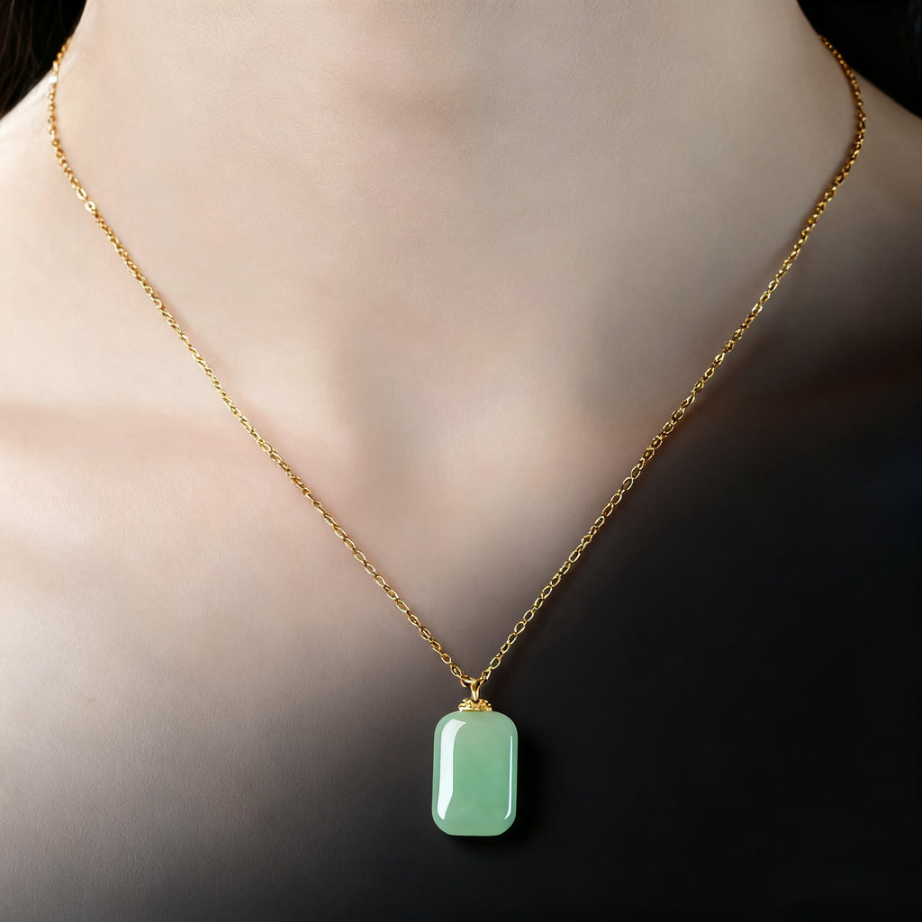 Jade Peace Amulet Pendant