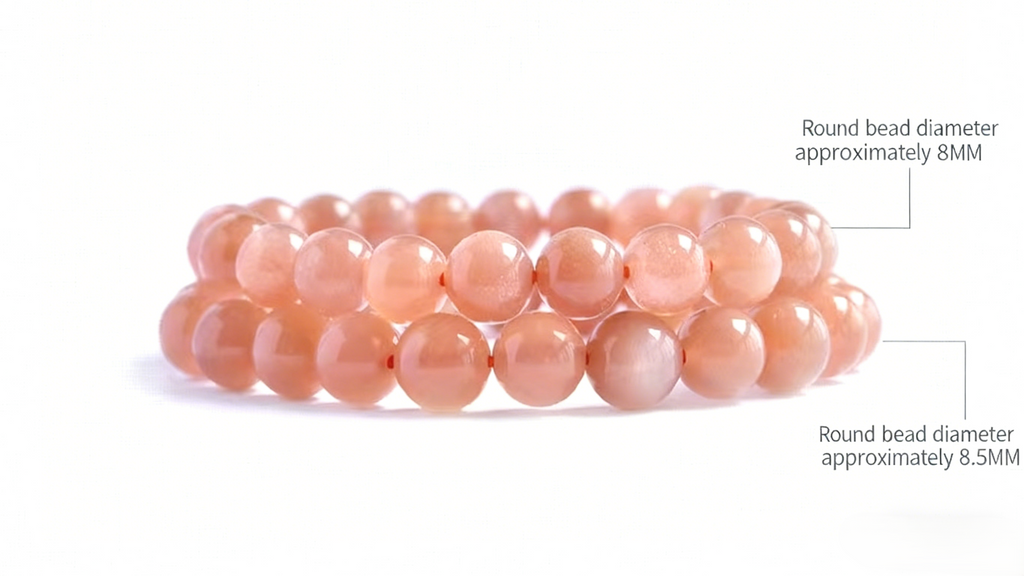 Sun Orange Moonlight Crystal Bracelet