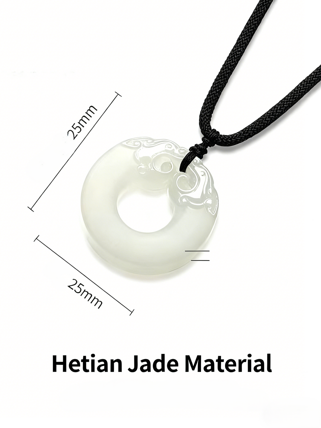 Hotan Jade Peace Knot Pendant