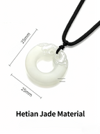 Hotan Jade Peace Knot Pendant
