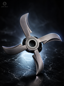 Anime Style Fidget Spinner Stress Relief Toy