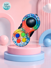 Colorful Gamepad Fidget Toy, Single Piece, Handheld Stress Relief Button Toy for Office, Study & Gaming