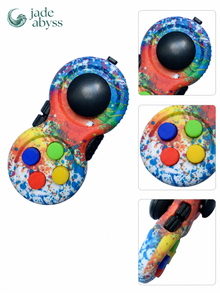 Colorful Gamepad Fidget Toy, Single Piece, Handheld Stress Relief Button Toy for Office, Study & Gaming