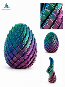 3D Dragon Egg Stress-Relief Toy, Single Piece, Rotating Transforming Ball, Creative Kids Puzzle Gift