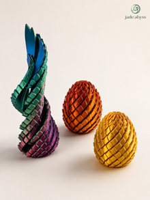 3D Dragon Egg Stress-Relief Toy, Single Piece, Rotating Transforming Ball, Creative Kids Puzzle Gift