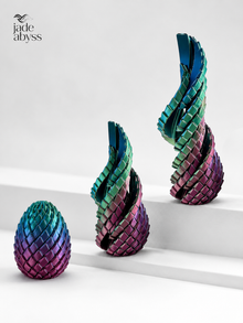 3D Dragon Egg Stress-Relief Toy, Single Piece, Rotating Transforming Ball, Creative Kids Puzzle Gift