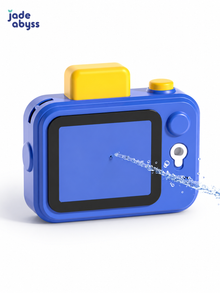 Funny Camera Water Spray Toy, Single Piece, Double-Sided Prank Water Gun for Kids Summer Play