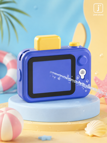 Funny Camera Water Spray Toy, Single Piece, Double-Sided Prank Water Gun for Kids Summer Play