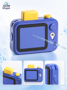 Funny Camera Water Spray Toy, Single Piece, Double-Sided Prank Water Gun for Kids Summer Play