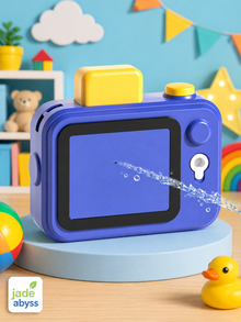 Funny Camera Water Spray Toy, Single Piece, Double-Sided Prank Water Gun for Kids Summer Play