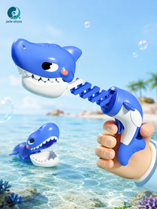 Cartoon Shark Telescopic Toy, Single Piece, One-Touch Pop-Out Stress Relief Toy for Kids
