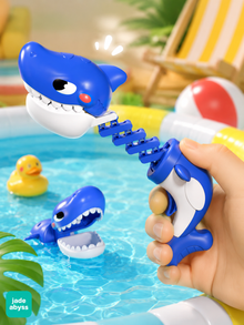 Cartoon Shark Telescopic Toy, Single Piece, One-Touch Pop-Out Stress Relief Toy for Kids
