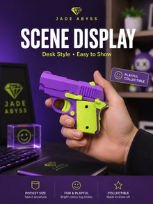 Mini Carrot Style Toy Gun, Single Piece, Gravity Rebound Non-Shooting Novelty Gadget