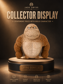 Novelty King Gorilla Toy, Single Piece, Viral Style Funny Desk Collectible & Fidget Gadget