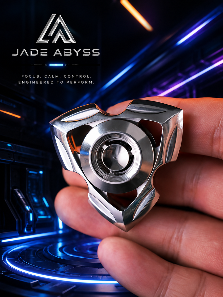 Metal Tri-Arm Fidget Spinner Toy – Premium Hand Spinner for Stress Relief, Focus & Relaxation