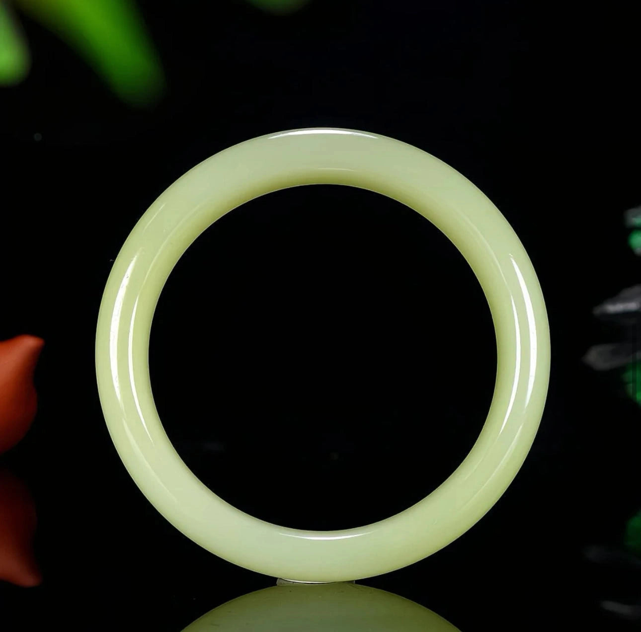 Moonlit Jade Bangle