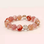 Natural Crystal Firework Bracelet - Authentic Firework Design with Vibrant Natural Crystals for Versatile Wear