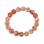 Natural Crystal Firework Bracelet - Authentic Firework Design with Vibrant Natural Crystals for Versatile Wear