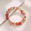 Natural Crystal Firework Bracelet - Authentic Firework Design with Vibrant Natural Crystals for Versatile Wear