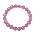 Natural Crystal Strawberry Bracelet - Handcrafted with Genuine Stones for Healing &amp; Fashion
