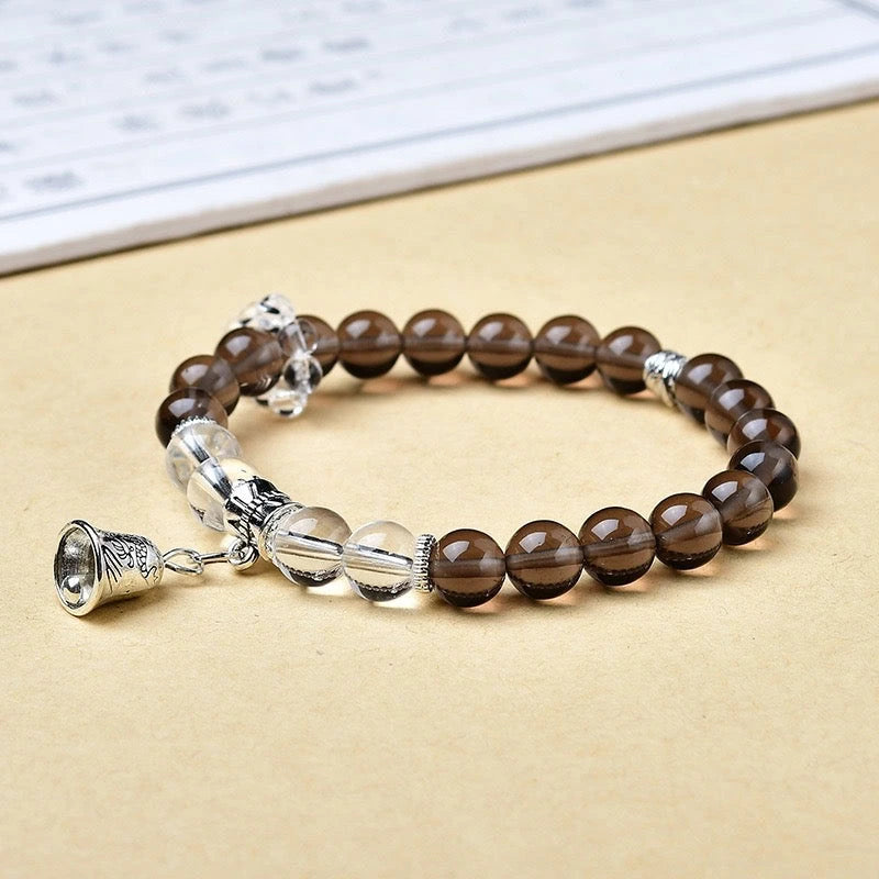 Tea-colored Crystal Bracelet - Elegant Crystal Material with Classic Design for Casual &amp; Formal Wear - Versatile Accessory for Any Outfit