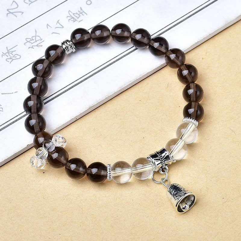 Tea-colored Crystal Bracelet - Elegant Crystal Material with Classic Design for Casual &amp; Formal Wear - Versatile Accessory for Any Outfit
