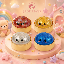 Dumpling Squishy Stress-Relief Toy – Cute Steamer Box Gift for Kids