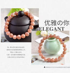 Sun Orange Moonlight Crystal Bracelet