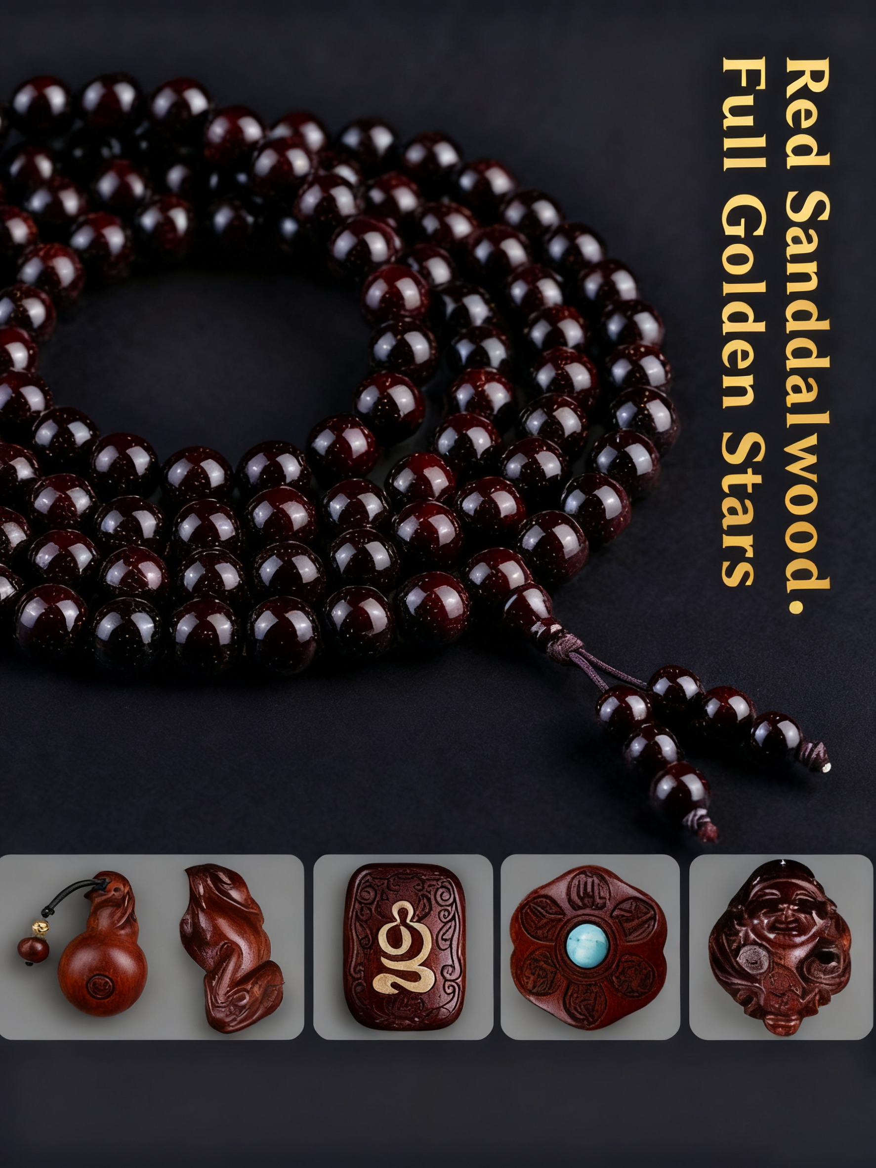 Rosewood Bracelet with Embodied Fragrance